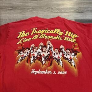 the tragically hip live at magnetic hill t shirt 2005 S
